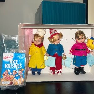 Madame Alexander Snap, Crackle, Pop Set NIB